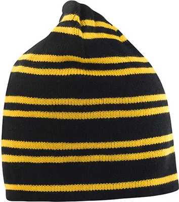Zdjęcie produktu dla Result Winter Essentials R354X | Team Reversible Beanie Czapka zimowa - Kolor: Czarny/złoty/czarny - Rozmiar: Jeden rozmiar