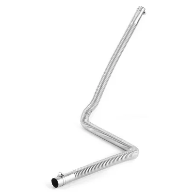 Obrázok produktu pre Výfukové potrubie parkovacieho ohrievača z nehrdzavejúcej ocele Diesel Gas Vent Hose 2,5 cm / 1 palec vnútorného priemeru (120 cm / 47,2 palca)