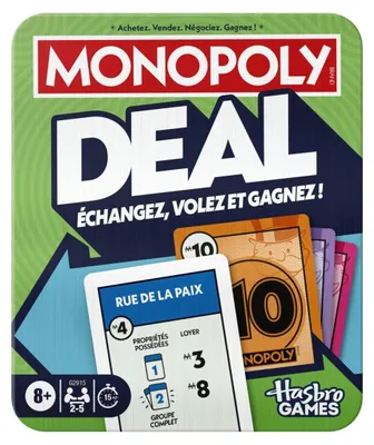 Produktbild von Hasbro Monopoly Deal Kartenspiel, 8 Jahr(e), 15 min