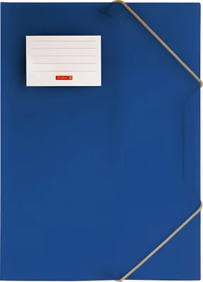 Produktbild von Brunnen FACT!pp - Briefumschlag-Ordner - A4 - Polypropylen (PP) - Blau - Gummiband - 1 Stück(e)