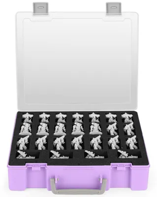 Zdjęcie produktu dla Pudełko do przechowywania figurek w miniaturze, z 50 przegródkami