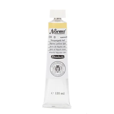 Produktbild von Schmincke 120ml Norma Professional Neapelgelb hell Öl 11 226 012