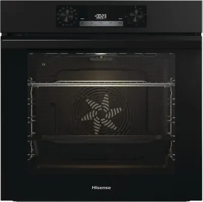 Image de Four encastrable pyrolyse Hisense BI64211EPB, Multifonction 77 L, Technologie AirFry, Classe A, Noir
