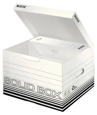 Immagine prodotto di LEITZ 61180001 10 scatole d'archivio LEITZ Solid M bianco 32,5 x 36,0 x 27,0 cm