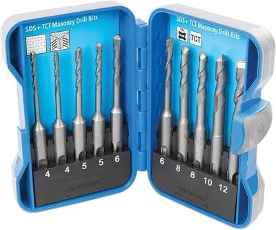 Productafbeelding van SDS-Plus-HM Steenboorset 10-delig 4-12 mm