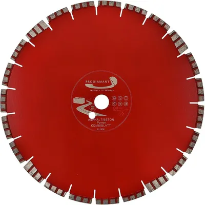 Produktbild von PRODIAMANT Diamanttrennscheibe 300mm Beton, Asphalt Kombi-Laser BA505 Bohrung
