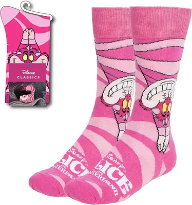 Produktbild von Disney Socken Alice im Wunderland Grinsekatze Upside Down 36-43