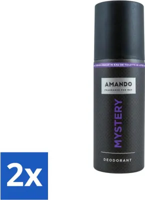 Obrázek produktu pro Amando - Mystery - Deodorant - sprej - 150 ml - ekonomické balení - 2 kusy