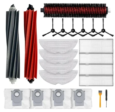 Image de Kit d'accessoires de 23 pièces pour les aspirateurs robots Roborock S8+, S8 Pro Ultra