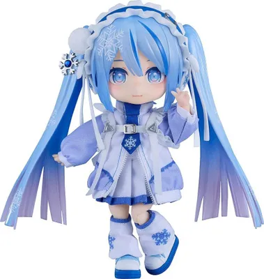 Zdjęcie produktu dla Figurka akcji Nendoroid Doll Character Vocal Series 01: Hatsune Miku Snow Miku Yukiiro Pop Ver. 14 cm