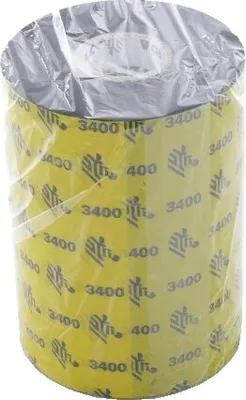 Produktbild von Zebra 3400 High Performance Wax-Resin, 450 m, 11 cm, Schwarz, 2,5 cm