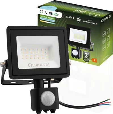 Produktbild von LUMILED LED Strahler 20W Außenstrahler 1800Lm Fluter Strahler Außen IP44 spritzwasserdicht 6500K Kaltweiß Scheinwerfer Flutlichter Bewegungssensor