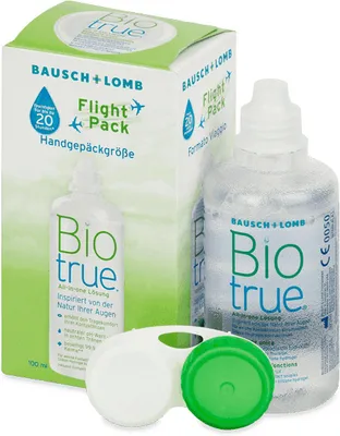Produktbild von Biotrue Flight Pack All-in-one Kontaktlinsenlösung, 100 ml Lösung