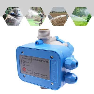 Zdjęcie produktu dla Automatyczny regulator ciśnienia pompy IP65 10A 220V Elektroniczny przełącznik sterowania pompą wodną Monitor przepływu Sterowanie pompą Przełącznik ciśnienia Domowe wodociągi