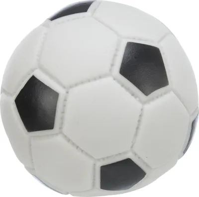 Produktbild von TRIXIE Fußball für Hunde, Hund, Kugellager, Schwarz, Weiß, Vinyl, 10 cm