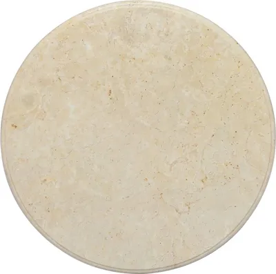Produktbild von Tischplatte Creme Ø60x2,5 cm Marmor