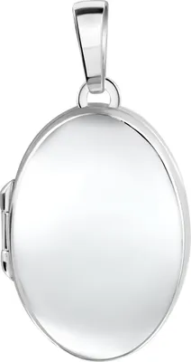Zdjęcie produktu dla Wisiorek F ze srebra próby 925, 3,3 cm, biały 089240084