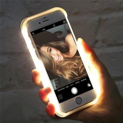 Produktbild von Leuchtende Handyhülle – Passend für iPhone 12 mini – Hülle – Transparent/Weiß – Mit LED-Beleuchtung – Leuchtende Hülle – Hülle passend für iPhone 12 mini – Handyhülle – Handyhülle