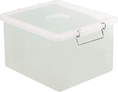 Produktbild von Stapelkiste Kunststoff, weiß, Inhalt: 40,00 Liter, Höhe: 260 mm, Länge: 500 mm