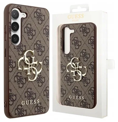 Image de Guess Guhcs24L4Gmgbr S24 Ultra S928Brązowy/Brown Hardcase 4G Big Metal Logo