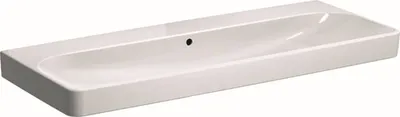 Immagine prodotto di Geberit Smyle Square lavabo 500225, 120x48cm, sans trou pour robinet, avec trop-plein, 500.225.01.1, 500.225.01.1