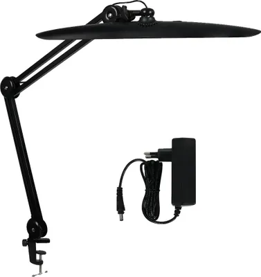 Immagine prodotto di Lampada da lavoro a LED, 2200 lumen di luminosità, braccio regolabile, NERO