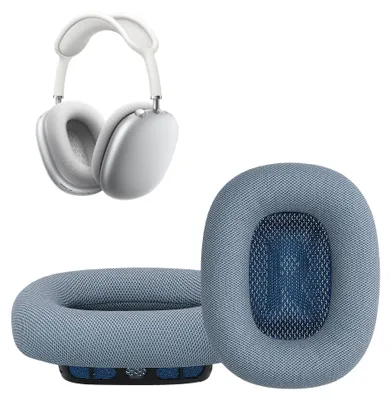 Produktbild von kwmobile 2x Ohr Polster für Apple AirPods Max / AirPods Max 2 Ohrpolster - Ersatz Ohrpolster - Kopfhörer Ersatzteile - Kopfhörer Ersatzpolster für