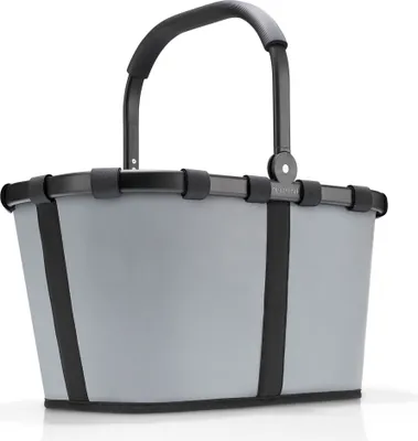 Produktbild von reisenthel carrybag, Einkaufskorb, Korb, Picknickkorb, Tragetasche, Polyestergewebe, Frame Reflective, 22 L, BK1030