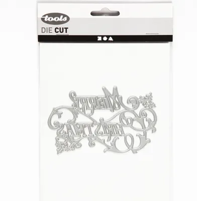 Produktbild von Creativ Company CC Stans- En Embossing Mallen ''Frohe Weihnachten'' 11,5 X 7,2 Cm