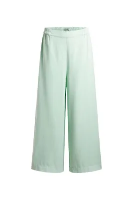 Produktbild von SENSES.THE LABEL Lange Wide Leg Hose, 100% Lyocell, Elastischer Bund, Fließend, Komfortabel, Damen; Gr. XL