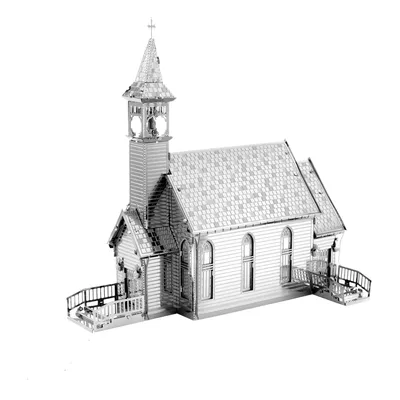 Zdjęcie produktu dla Metal Earth The Old Country Church, Zestaw do budowania, Metal