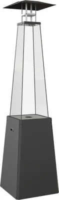 Produktbild von Gasheizstrahler Umbrella BS Stahl schwarz 12kW Set