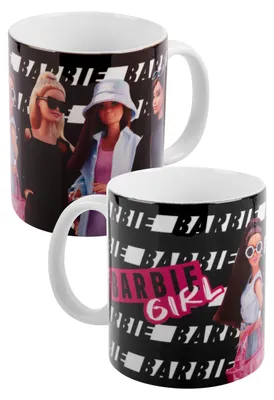 Produktbild von Barbie Tasse -Barbie Girl - Kaffeetasse Becher Kaffeebecher aus Porzellan 320 ml