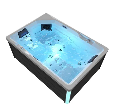 Produktbild von TroniTechnik® GALERA, 190x130 cm Whirlpool für draußen, Farblichtsystem, Heizfunktion, Sanitäracryl und Hydromassage