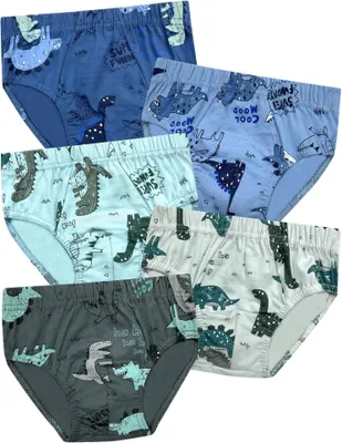 Produktbild von 5 Jungen Slips Baumwolle Unterhosen Unterwäsche - DINO