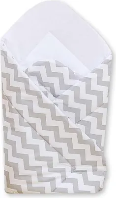 Immagine prodotto di Babynest - Nido per bambini - cotone traspirante e anallergico, chevron grigio, con chiusura in velcro