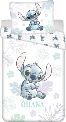 Produktbild von Lilo and Stitch Design Kuschelige Bettwäsche Baumwolle, 140x200 cm & 70x90 cm