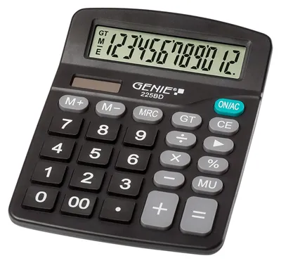 Produktbild von GENIE 225BD Solar Tischrechner Rechenmaschine Rechner Bürorechner Taschenrechner