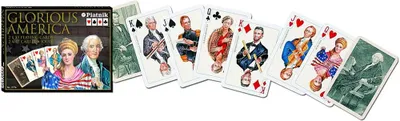 Produktbild von Piatnik Glorious America De Luxe Spielkarten – Doppeldeck