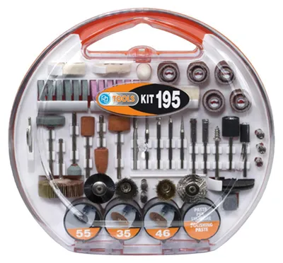 Productafbeelding van Accessoirensset voor mini-boormachine 'PG195A', 195 stuks