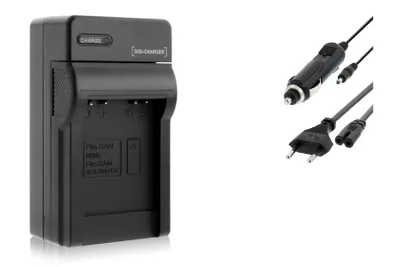 Produktbild von Ladegerät BLACK für Akku-Typ: Canon NB-6L / NB6L / NB-6LH