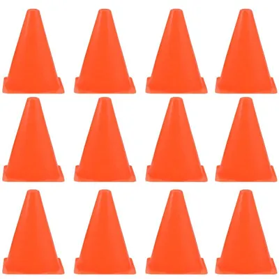 Immagine prodotto di 12 coni arancioni per allenamento e partite