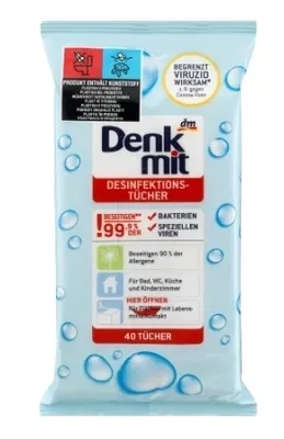 Produktbild von Denkmit, Desinfektionstücher, 40 Stück