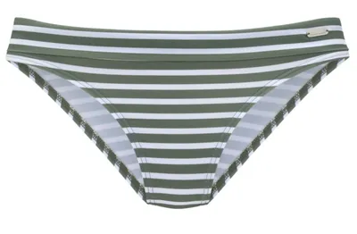 Produktbild von VENICE BEACH Hose Umschlagbund oliv stripe 42