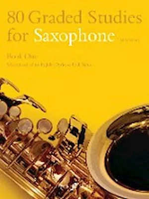 Productafbeelding van 80 Graded Studies for Saxophone Book One
