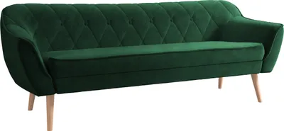 Produktbild von MIRJAN24 Sofa Skand 3, Polstersofa mit Wellenfeder, Holzfüße, Wohnzimmer Kollektion (Farbe: Kronos 14)