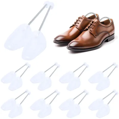 Image de 9 étireurs de chaussures pour hommes - Formes en plastique pour chaussures, tailles 38-45