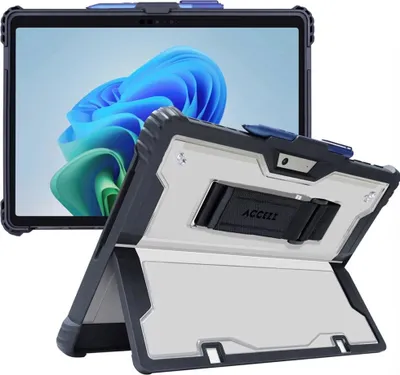 Produktbild von Accezz Robuste Hülle mit Ständer Microsoft Surface Pro 9 / Pro 10 / Pro 11 - Schwarz