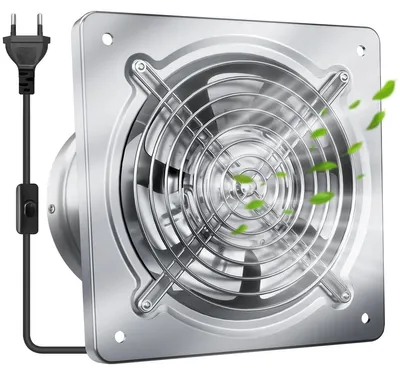 Produktbild von Badlüfter Abluftventilator Rückschlagklappe - Ø 200 mm - 980 m³/h - 48 dB - Für Bad und Küche