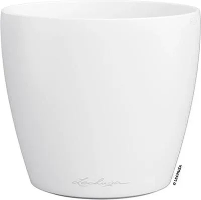 Obrázek produktu pro Samozavlažovací květináč plastový Lechuza Classico Color Ø 13,7 x 15,2 cm bílý